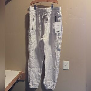 Athleta Cabo Linen Joggers